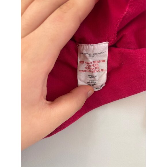 Mini Boden Girls Red Long-Sleeve Embroidered Cotton Top Size 7-8Y - Picture 4 of 4